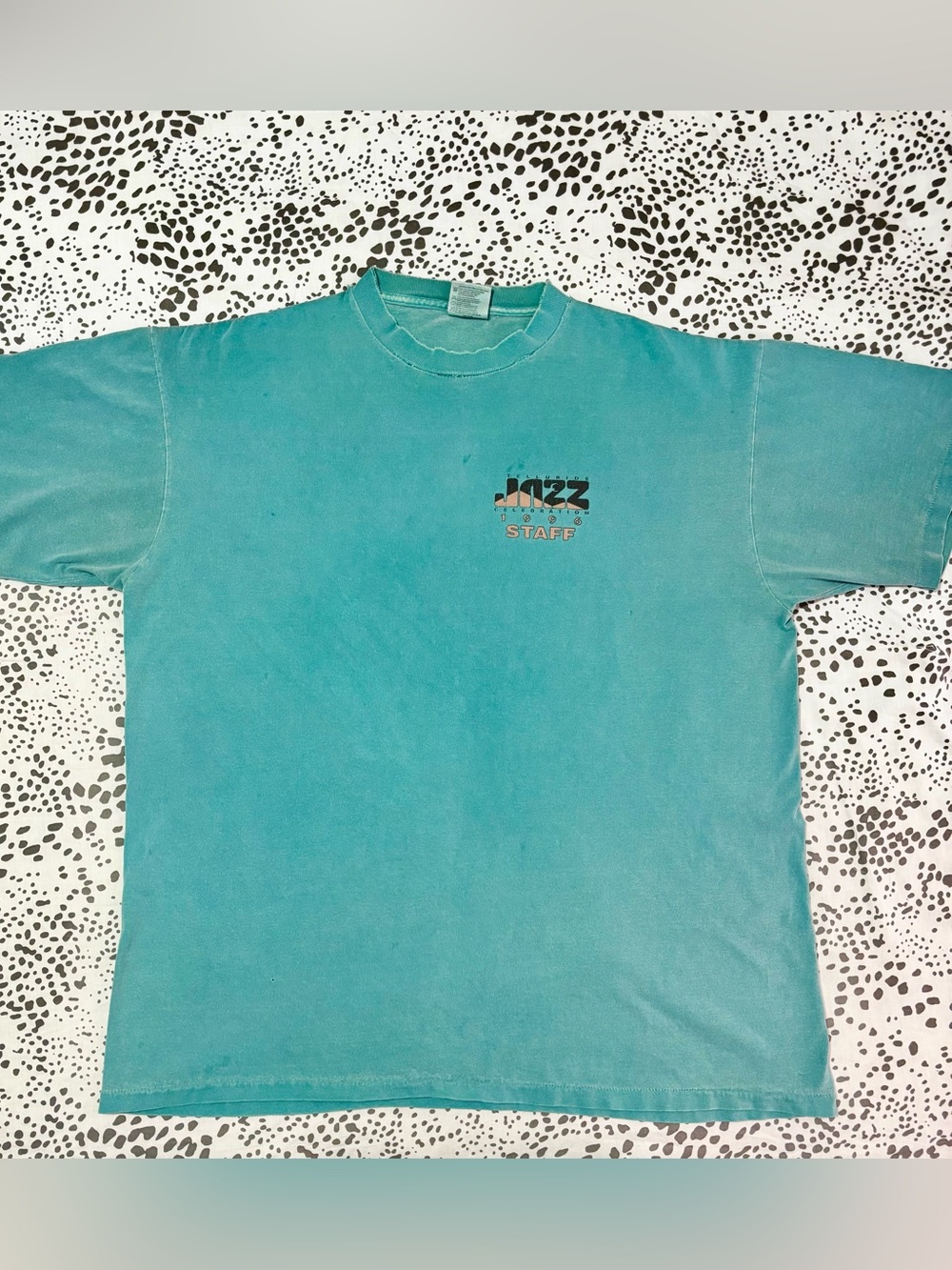 Vintage 1996 Telluride Jazz Celebration "Staff" Graphic Tee